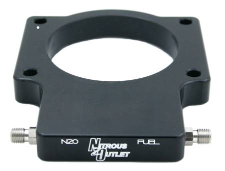 Nitrous Outlet - Nitrous Outlet 00-42022 -  90mm LSX Nitrous Plate Conversion (Side Located Fittings) (50-100-150-200 HP)