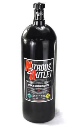 Nitrous Outlet - Nitrous Outlet 00-30180 -  20 lb Nitrous Bottle & High Flow Valve