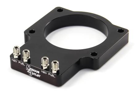 Nitrous Outlet - Nitrous Outlet 00-42015 -  90mm Dual Stage LSX Nitrous Plate Conversion ( For 97-04 Corvette Part # 00-42000 Is Required For Installation )