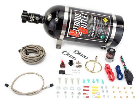 Nitrous Outlet - Nitrous Outlet 00-10202-00 -  GM EFI Dry Small Distribution Ring System (35-200HP) (No Bottle)