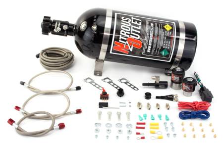 Nitrous Outlet - Nitrous Outlet 00-10016-00 -  11-15 Ford Mustang/ 5.0 F-150 EFI Single Nozzle System (35-200HP) (No Bottle)