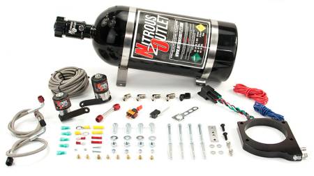 Nitrous Outlet - Nitrous Outlet 00-10176-10 -  2009-2014 CTS-V 102mm Plate system (50-200HP) (10LB Bottle) (55 PSI)