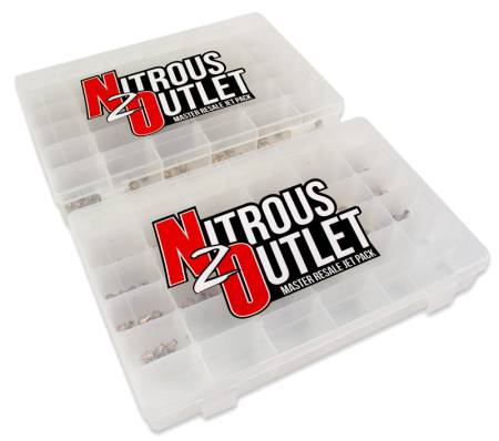 Nitrous Outlet - Nitrous Outlet 00-00402 -  Master Resale Jet Pack (Includes All 62 Sizes, 8 of Each, 496 Jets Total)
