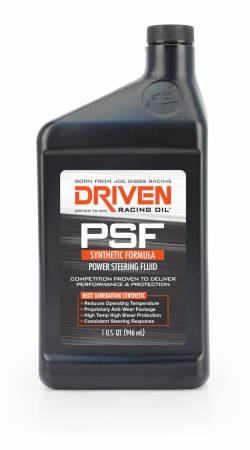 Driven Racing Oil - Driven Racing Oil 01306 - PSF Synthetic Power Steering Fluid - 1 Quart Bottle