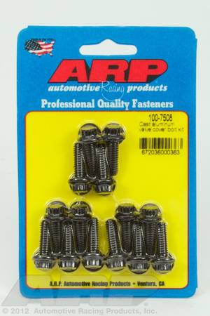 ARP - ARP 100-7508 - Cast aluminum 12pt valve cover bolt kit