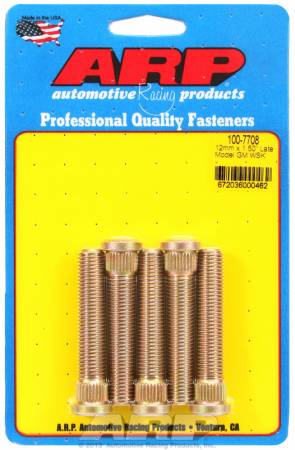 ARP - ARP 100-7708 - Late model GM M12 X 1.50" wheel stud kit - 2.5" UHL