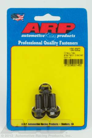 ARP - ARP 130-3302 - Chevy hex alternator bracket bolt kit