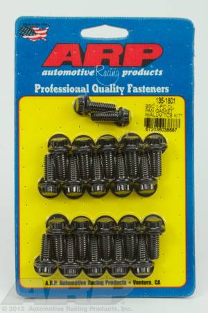 ARP - ARP 135-1801 - BB Chevy 1-pc oil pan gasket w/ alum timing cover 12pt bolt kit