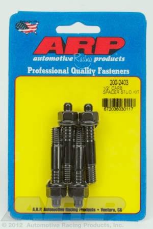 ARP - ARP 200-2403 - 1/2" carburetor spacer stud kit 2.225" OAL