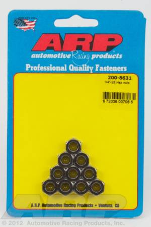 ARP - ARP 200-8631 - 1/4-28 hex nut kit