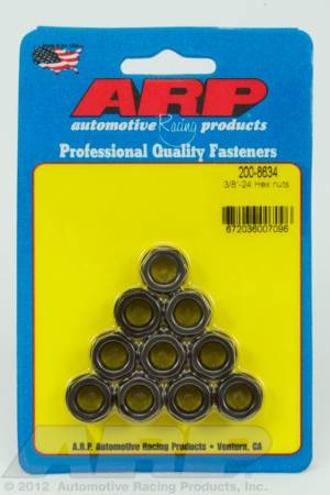 ARP - ARP 200-8634 - 3/8-24 hex nut kit