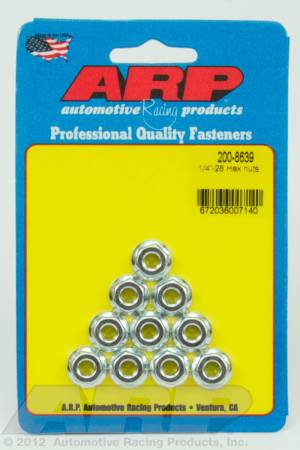 ARP - ARP 200-8639 - 1/4-28 hex nut kit