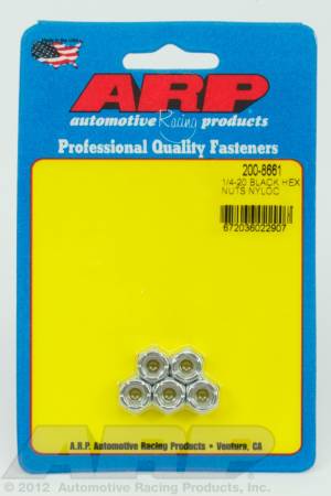 ARP - ARP 200-8661 - 1/4-20 cad coarse nyloc hex nut kit