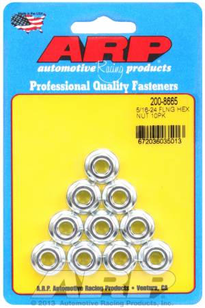 ARP - ARP 200-8665 - 5/16-24 hex flanged nut