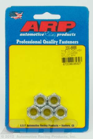 ARP - ARP 200-8666 - 7/16-14 cad coarse nyloc hex nut kit