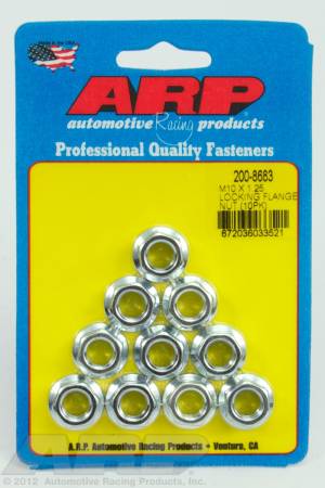 ARP - ARP 200-8683 - M10 X 1.25 locking flange nut kit