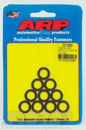 ARP - ARP 200-8685 - 3/8 ID 5/8 OD machined chamfer black washers