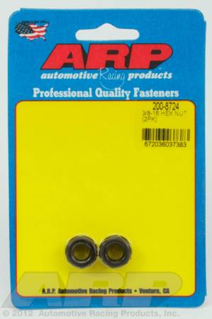 ARP - ARP 200-8724 - 3/8-16 black hex nut kit