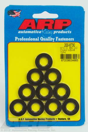 ARP - ARP 200-8730 - M10 ID .850 OD chamfer black washers