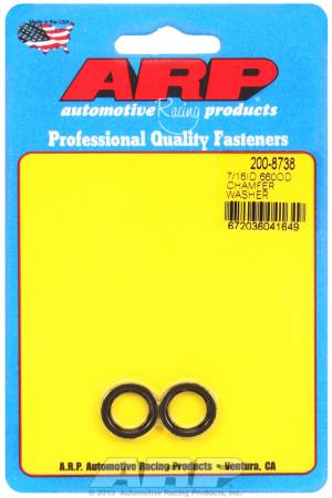 ARP - ARP 200-8738 - 7/16 ID .660 OD chamfer black washers