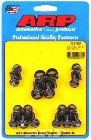 ARP - ARP 234-1802 - SB Chevy hex oil pan bolt kit