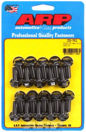 ARP - ARP 255-1802 - Ford FE hex oil pan bolt kit