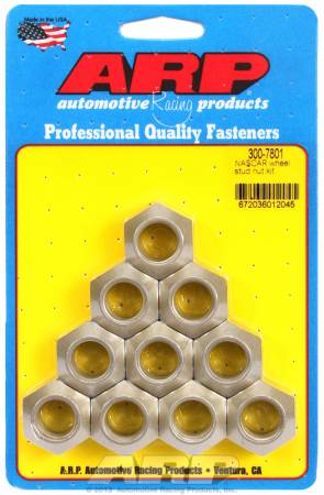 ARP - ARP 300-7801 - 5/8-18 NASCAR wheel stud nut kit