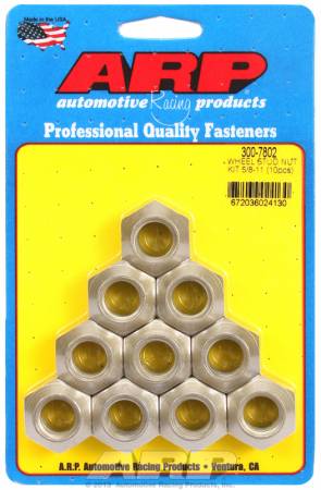 ARP - ARP 300-7802 - 5/8-11 wheel stud nut kit