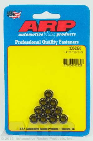 ARP - ARP 300-8330 - 1/4-28 12pt nut kit