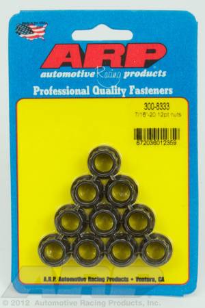 ARP - ARP 300-8333 - 7/16-20 12pt nut kit