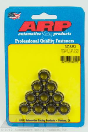 ARP - ARP 300-8363 - M10 x 1.25 12pt nut kit