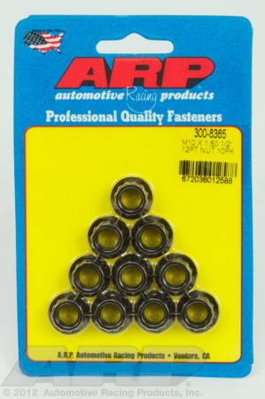 ARP - ARP 300-8365 - M10 x 1.50 12pt nut kit