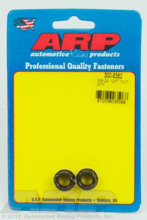 ARP - ARP 300-8382 - 3/8-24 1/2 socket, .645 flange OD, 12pt nut kit