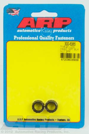 ARP - ARP 300-8385 - 7/16-20, low head, .600 flange OD 12pt nut kit