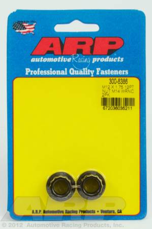 ARP - ARP 300-8386 - M12 X 1.75 M14 socket 12pt nut kit