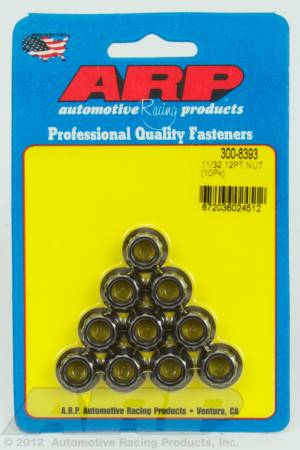 ARP - ARP 300-8393 - 11/32-24 12pt nut kit