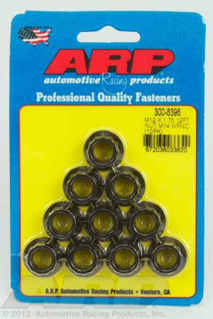 ARP - ARP 300-8396 - M12 X 1.75 M14 socket 12pt nut kit