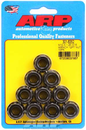 ARP - ARP 301-8352 - M10 X 1.25 M16 socket 12pt nut kit