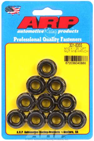 ARP - ARP 301-8355 - M10 X 1.25 M16 socket 12pt nut kit