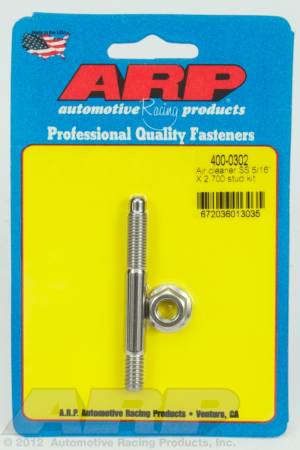 ARP - ARP 400-0302 - 5/16 x 2.700 SS air cleaner stud kit