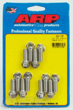 ARP - ARP 400-1106 - 3/8 x .875 drilled SS header bolt kit