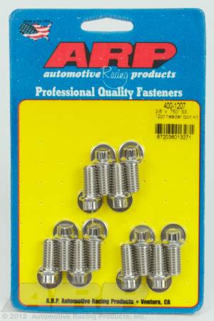 ARP - ARP 400-1207 - 3/8 x .750 SS 12pt header bolt kit