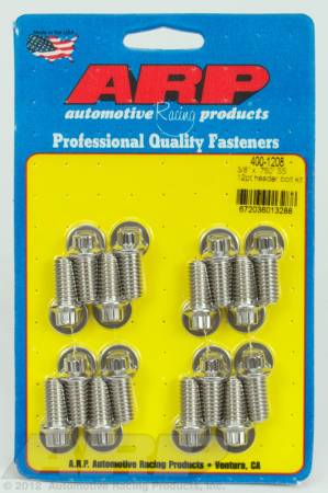 ARP - ARP 400-1208 - 3/8 x .750 SS 12pt header bolt kit