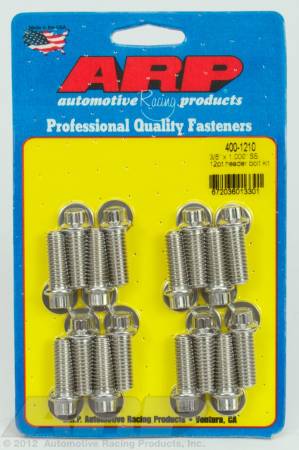 ARP - ARP 400-1210 - 3/8 x 1.000 SS 12pt header bolt kit