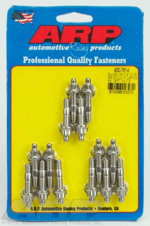 ARP - ARP 400-7614 - Cast alum covers SS 12pt valve cover stud kit, 14pc