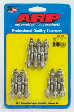 ARP - ARP 400-7615 - Cast alum covers SS 12pt valve cover stud kit, 16pc