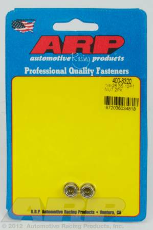 ARP - ARP 400-8320 - 1/4-28 SS 12pt nut kit