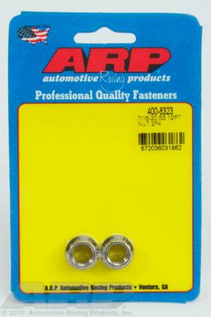 ARP - ARP 400-8323 - 7/16-20 SS 12pt nut kit