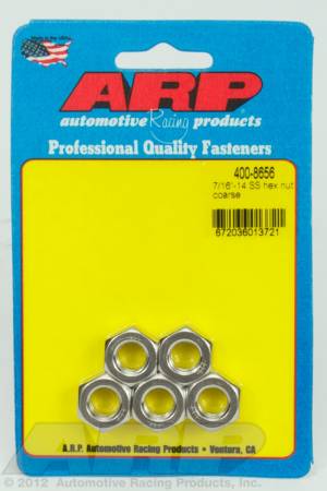 ARP - ARP 400-8656 - 7/16-14 SS coarse hex nut kit