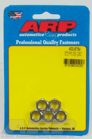 ARP - ARP 400-8754 - 3/8-24 SS fine hex nut kit